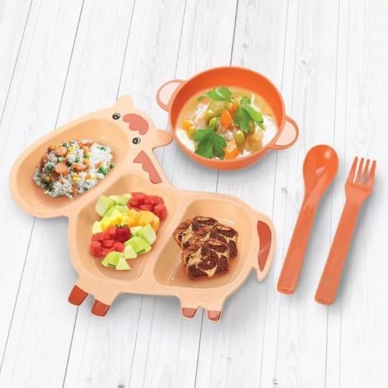 Gambar Baby Safe Feeding Set Jerapah (FS802) dan Gajah (FS801) - Jerapah dari JJBABYSHOP_NEW undefined Tokopedia