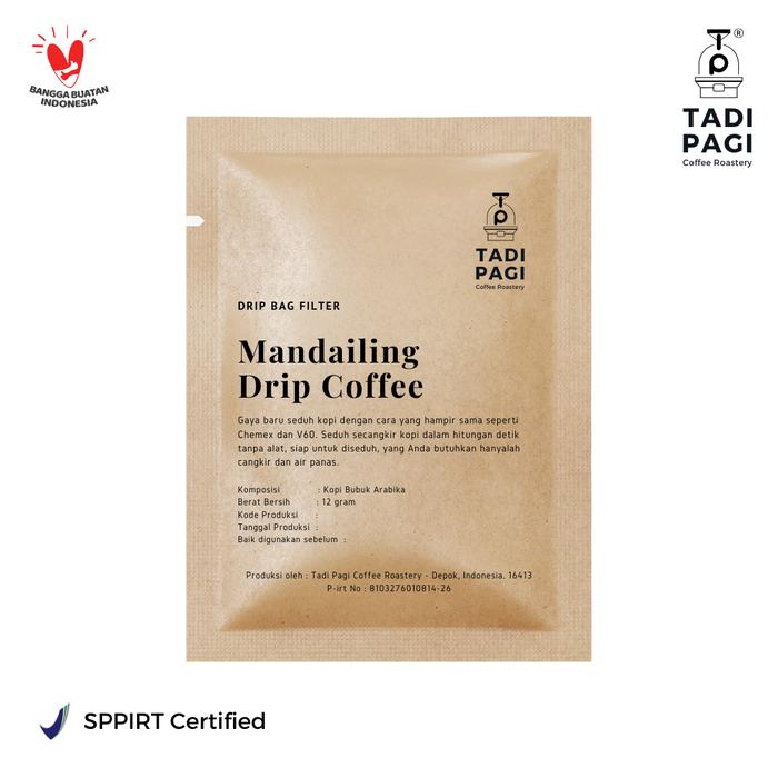 Gambar Arabika Drip Bag Coffee - Kopi Saring Sachet - Mandailing dari Tadi Pagi Coffee Roastery undefined Tokopedia