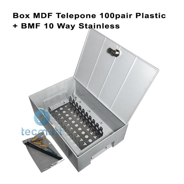 Gambar Box MDF Fiber 100 Pair Box Telepon Fiber 100pair Box MDF + Frame LSA - Box + BMF  dari Tecmart undefined Tokopedia