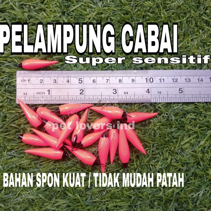 Gambar Pelampung pancing sensitif model cabai dari Yuka yuka guwe undefined Tokopedia