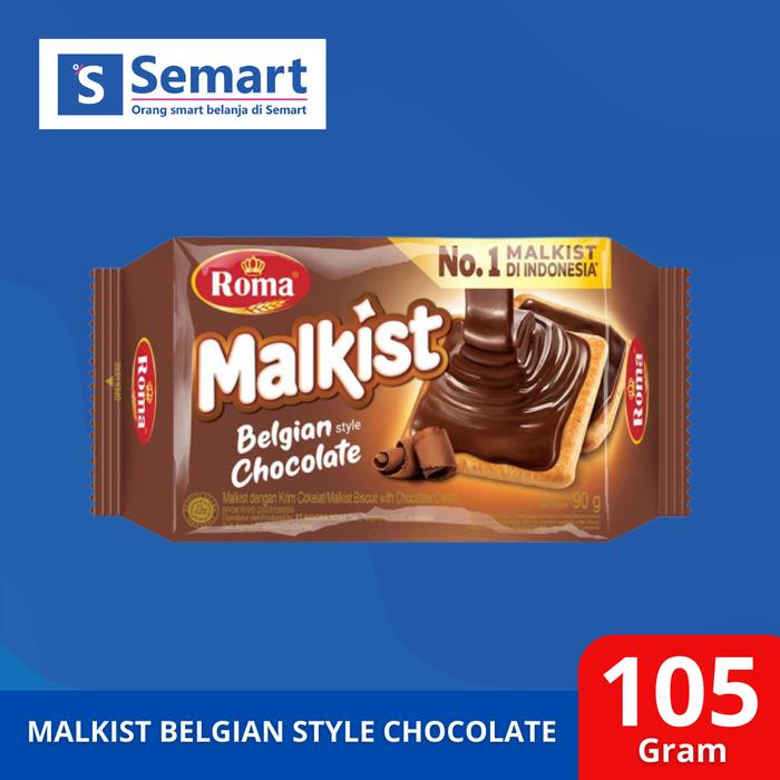 Gambar Biskuit Roti Roma Crackers Malkist Belgian Style Cokelat dari SEMART IDN undefined Tokopedia