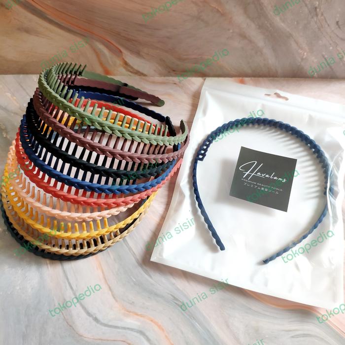 Gambar bando sirkam rambut havalans premium quality - bando kepang dari Hansologne_NEW undefined Tokopedia