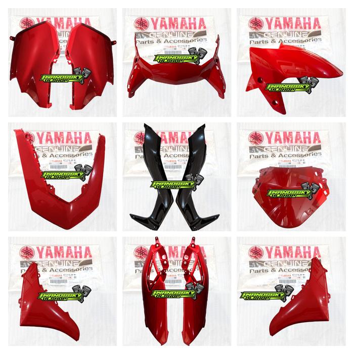 Gambar Paket Body Halus Full Set All New Nmax N-Max Connected Merah Glossy dari Iwanossky undefined Tokopedia