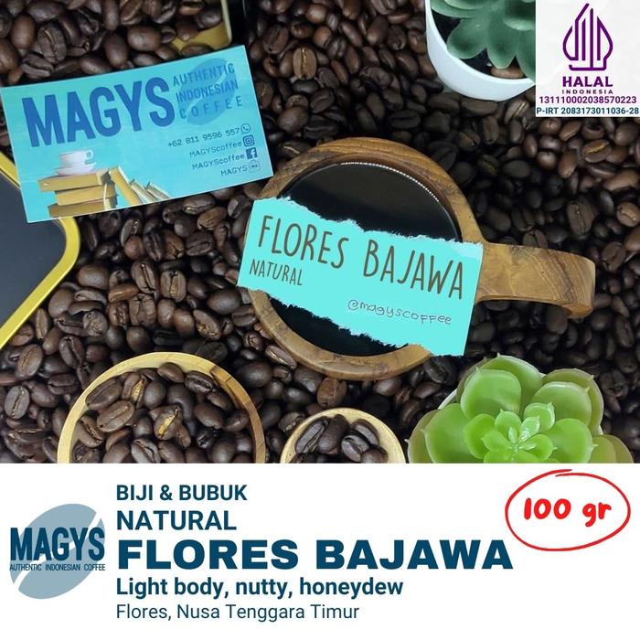 Gambar Kopi Arabika Flores Bajawa Natural Arabica Coffee Indonesia Biji Bubuk - 100 gram, Biji/Beans dari MAGYS & Ka Ha Su undefined Tokopedia