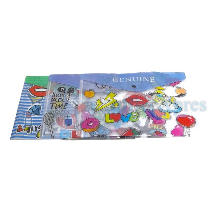 Gambar Expanding File F4 / Map Plastik Klip / Map Kancing F4 8251 / Map File - 8257 M1-LOVE dari officeXpres undefined Tokopedia