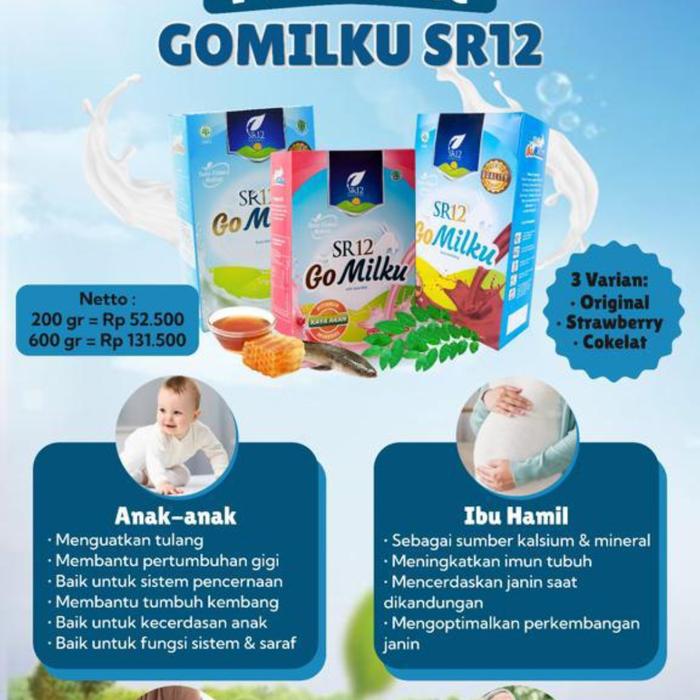 Gambar susu kambing etawa Go Milku Susu Kambing Etawa SR12 200gr dari Sayainkonline shop undefined Tokopedia
