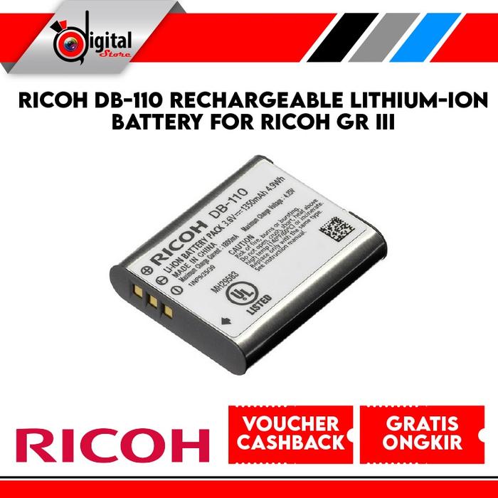 Replacement Battery Or USB LED Charger For Ricoh GR III / GR IIIx