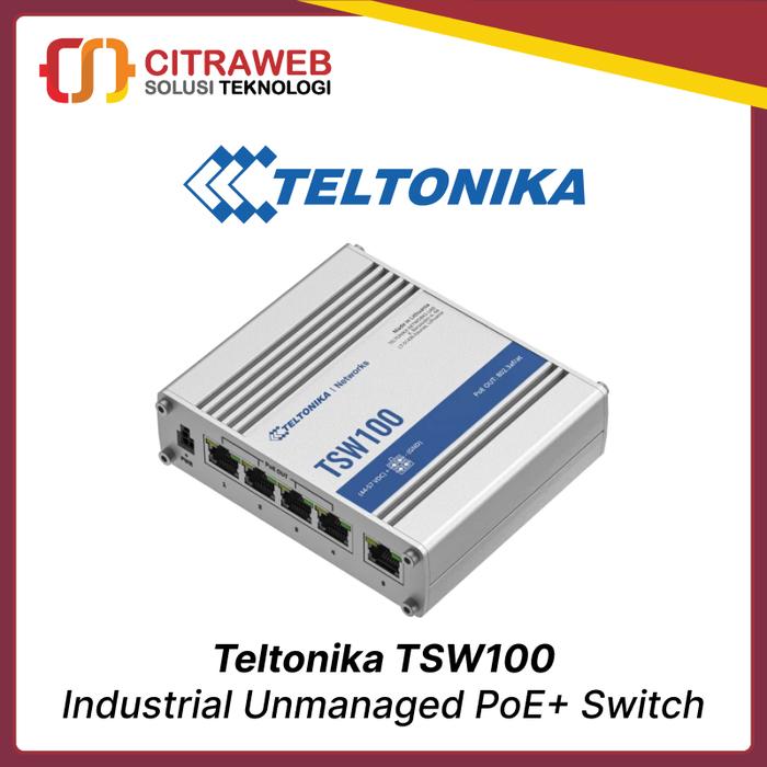 Teltonika industrial unmanaged POE switch TSW100 - NAS STORE