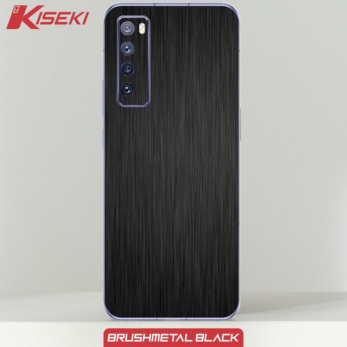Gambar Kiseki Skin  Huawei nova 7 On Back Case Carbon Leather Custom - Black Brush dari Kiseki Skin undefined Tokopedia