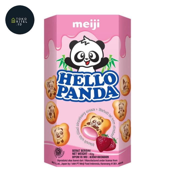 Gambar Biskuit HELLO PANDA 42g All Varian/Hello Panda Chocolate Strawberry - STRAWBERRY dari Toko Ritel Indonesia undefined Tokopedia