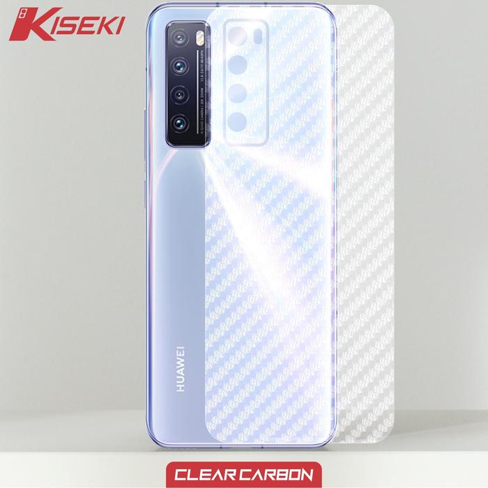 Gambar Kiseki Skin  Huawei nova 7 On Back Case Carbon Leather Custom - Clear carbon dari Kiseki Skin undefined Tokopedia