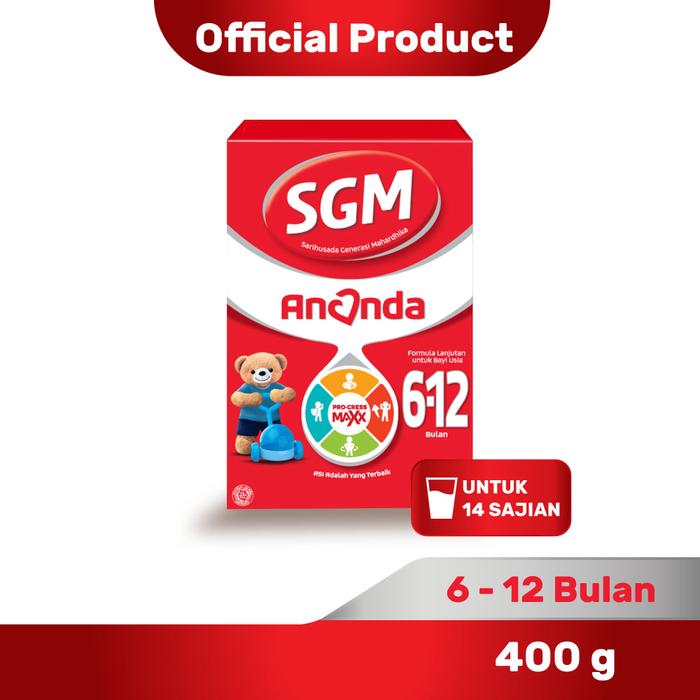 Gambar SGM Ananda Susu Formula Bayi 6-12 Bulan 400g dari LUSI MART BDL undefined Tokopedia