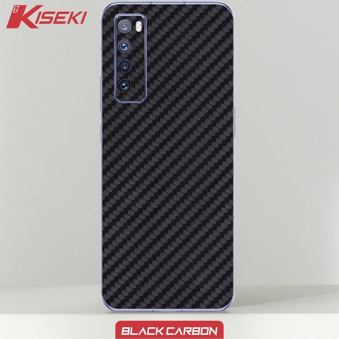 Gambar Kiseki Skin  Huawei nova 7 On Back Case Carbon Leather Custom - Black carbon dari Kiseki Skin undefined Tokopedia