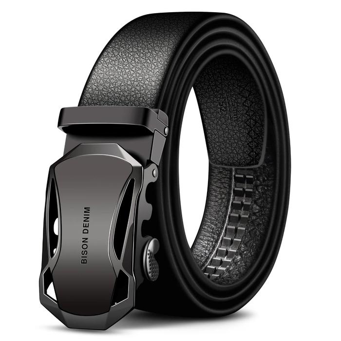 Gambar Ikat Pinggang Pria Kulit Sapi Asli Model Rel Bison Denim Luxury - N71286, 110cm dari Gadget Crown undefined Tokopedia