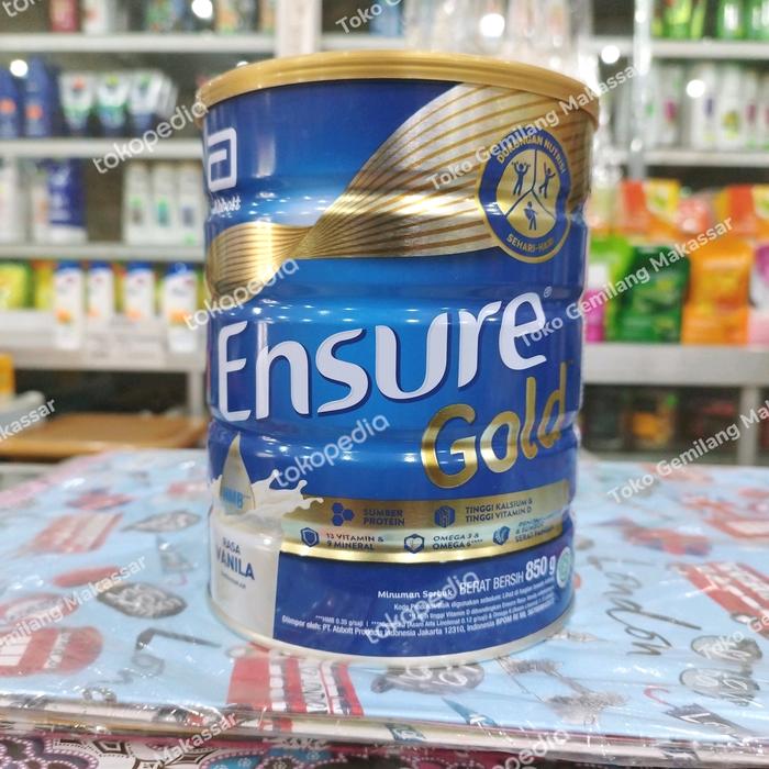 Gambar Ensure Gold 850 g Vanila dari Toko Gemilang Makassar undefined Tokopedia