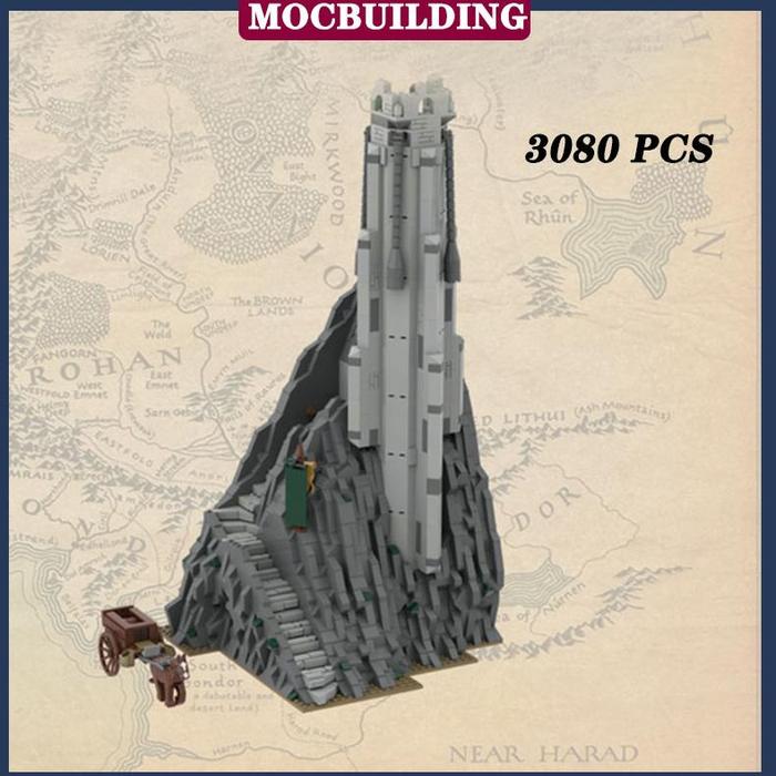 Gambar MOC UCS Helms Deep Classical Building Model Build Blocks Set As dari Toys World&#39;s undefined Tokopedia