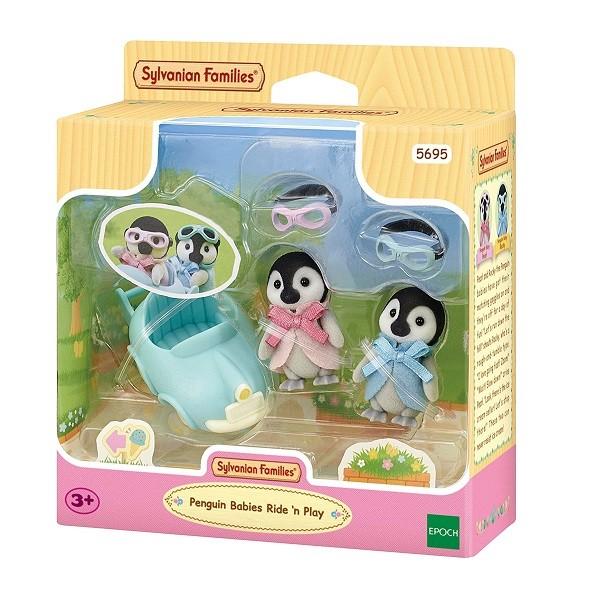 Gambar Mainan Figure Miniatur Sylvanian Families Penguin Babies Ride & Play dari Deconara undefined Tokopedia