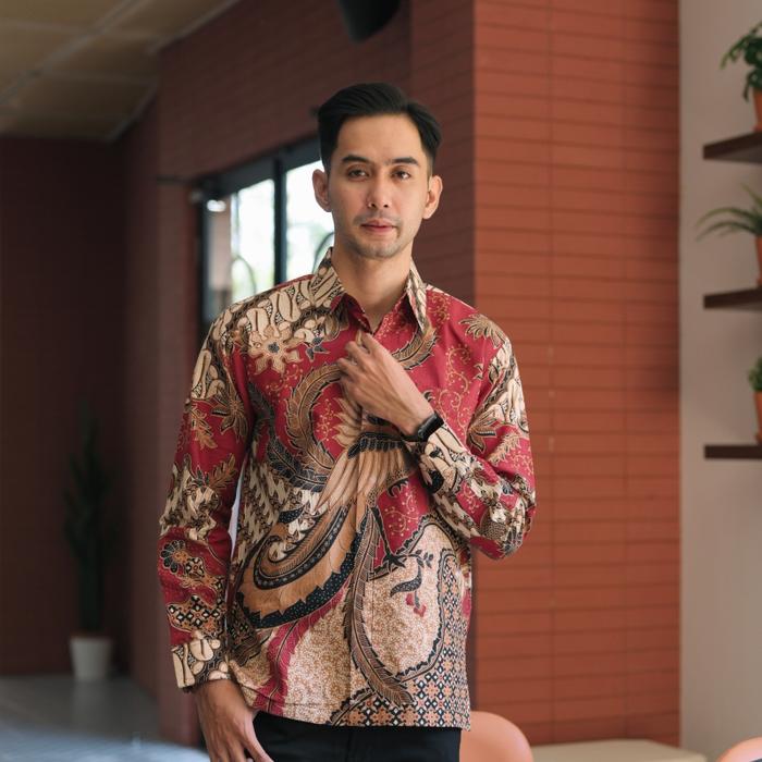 Gambar Kemeja Batik Keris Pria Lengan Panjang Furing Premium Slimfit Original - S dari bale dodolanku undefined Tokopedia