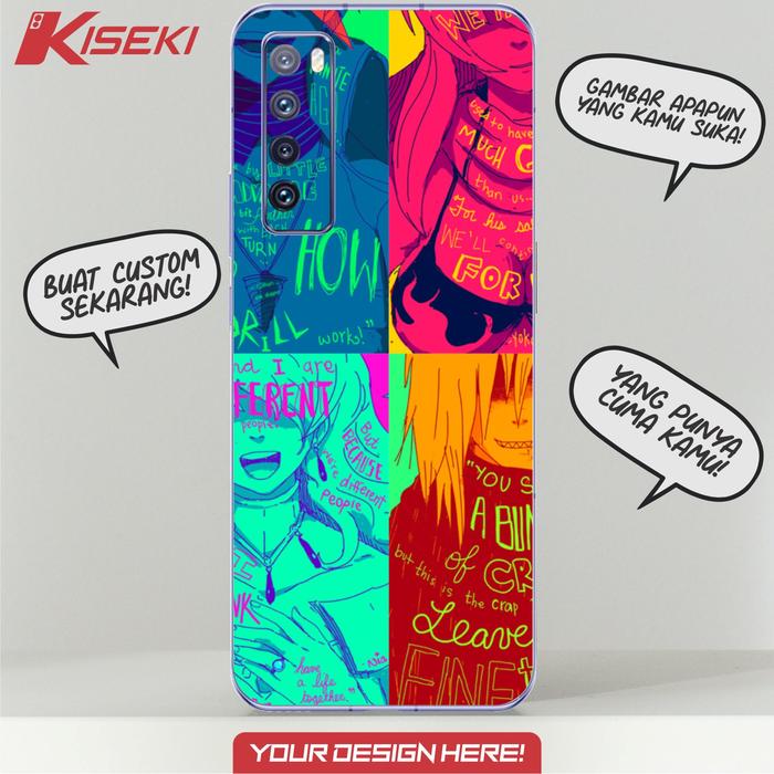 Gambar Kiseki Skin  Huawei nova 7 On Back Case Carbon Leather Custom - Custom design dari Kiseki Skin undefined Tokopedia
