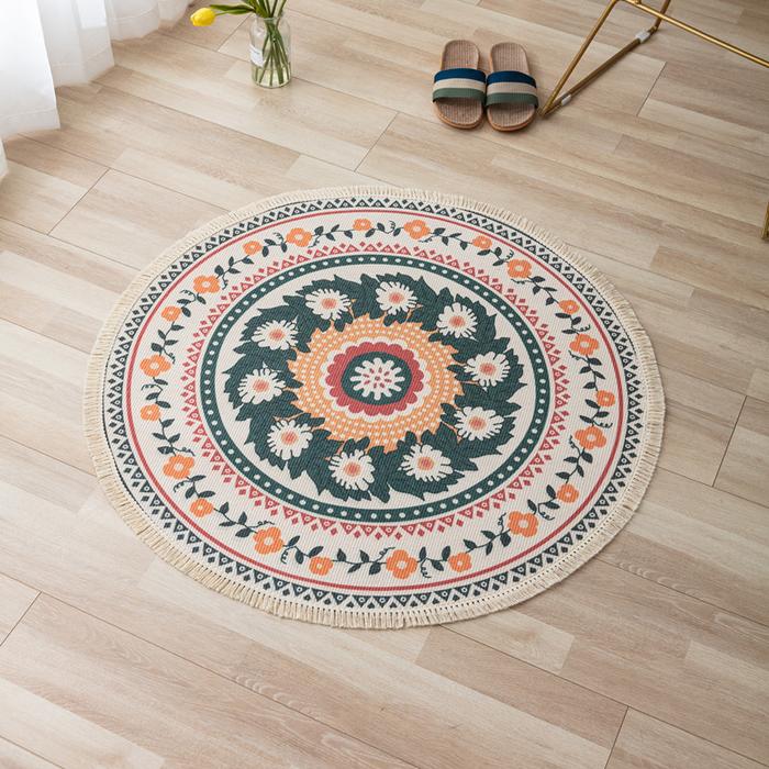 Gambar Rug Karpet Tikar Impor Premium Vintage Elegant Bohemian Style 90 cm - KBV-04 dari My Dream Home Collections undefined Tokopedia