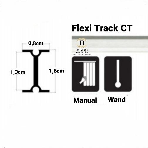 Gambar Rel Flexy Gorden - Flexi CT dari Da Vinci Interior Design undefined Tokopedia