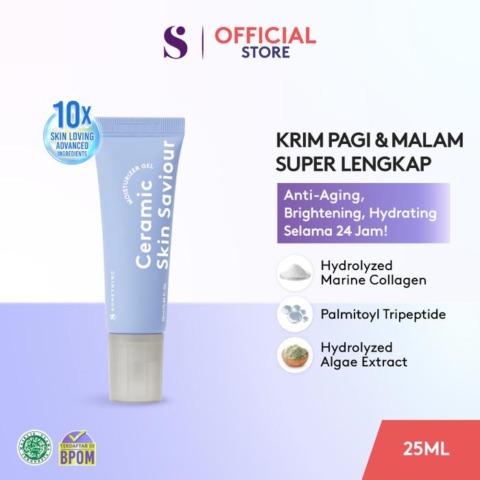 Gambar [FLASH SALE] SOMETHINC CERAMIC SKIN Saviour Moisturizer Gel - Cocok untuk Acne dan Kulit Sensitif, Moisturizer Non comedogenic, Melembapkan , Mengurangi kemerahan. Pelembab kulit tidak menyumbat pori - 25ml dari Somethinc undefined Tokopedia