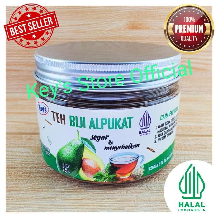 Gambar Teh Biji Alpukat Grade A+ - 75gr dari KEY&#39;S STORE OFFICIAL undefined Tokopedia