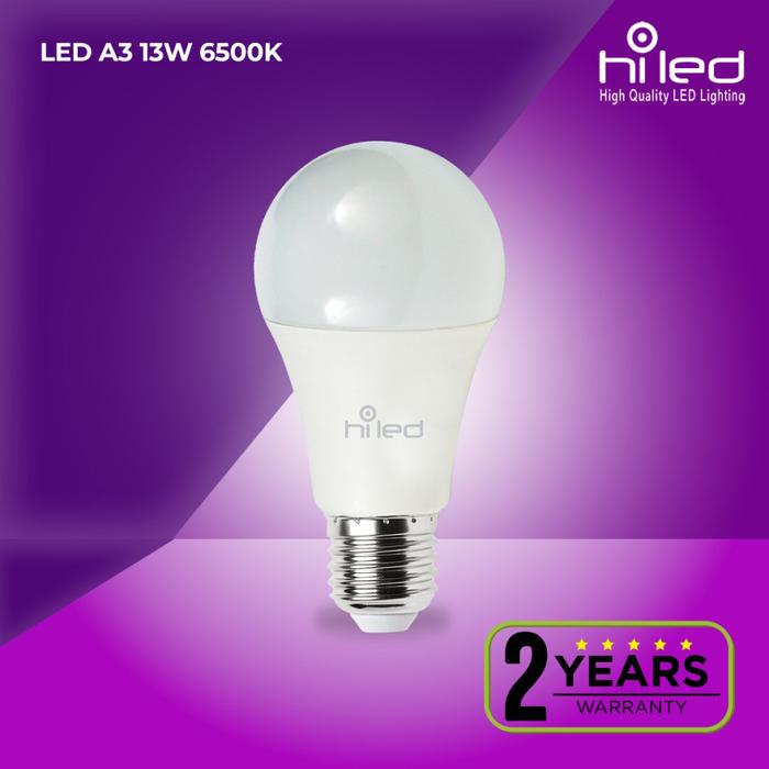 Gambar HILED / Lampu Bohlam LED / 13 Watt Putih / Hemat Listrik / A3 dari Voltindo Electric undefined Tokopedia