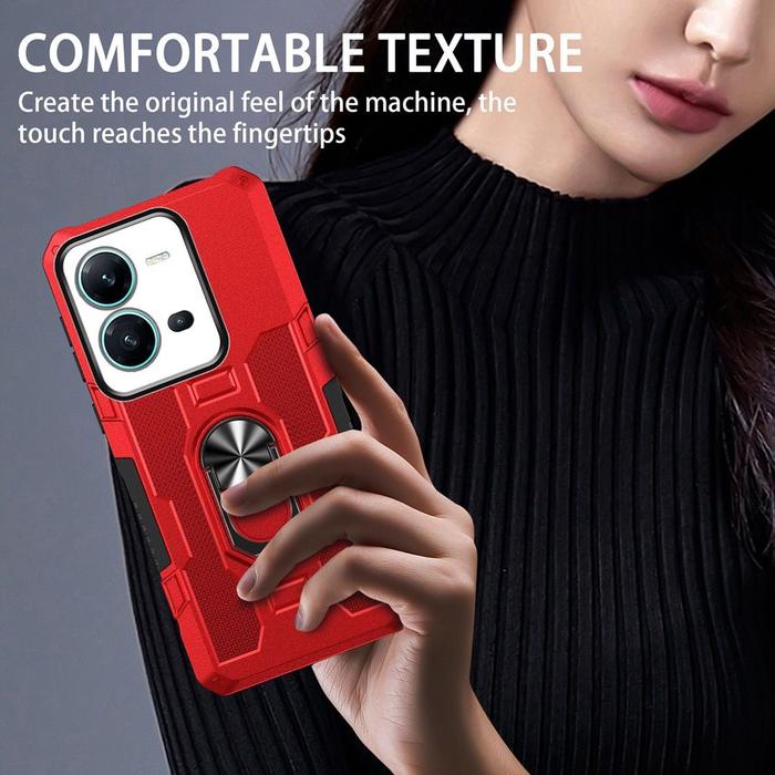 Gambar HARD CASE STANDING ROBOT HIT EYE RING VIVO Y02T - Merah, Y02T dari Infinity Store. acc undefined Tokopedia