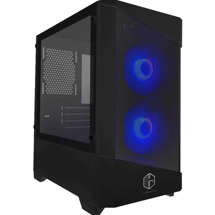 Gambar Cube Gaming Leoric Mesh - mATX PC Desktop Case Gaming RGB - Hitam dari Jevon Holding Co by Wifiman undefined Tokopedia