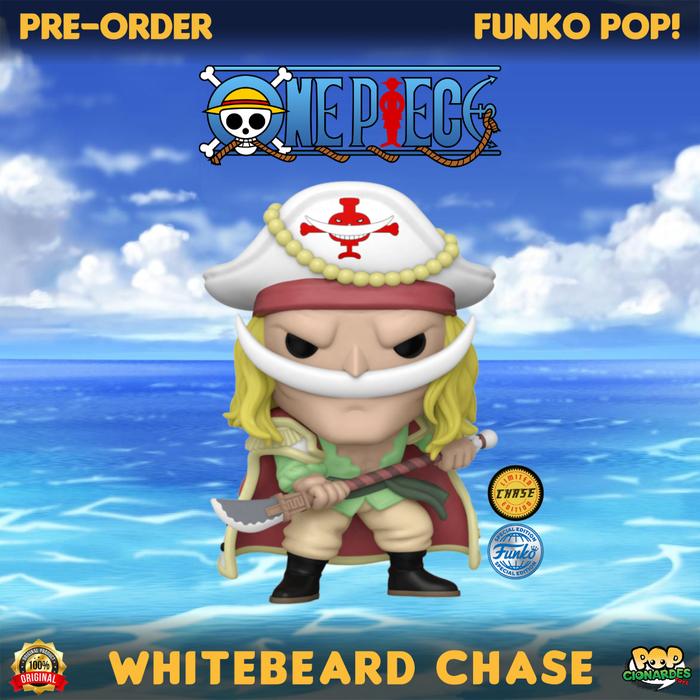 Funko One Piece Whitebeard Chase Édition spéciale exclusive 1278 Bundled Wwith Pop Protector