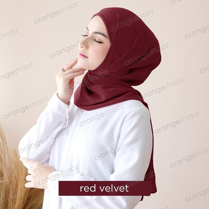 Gambar PASMINA CERUTY BABYDOLL PREMIUM 9 PILIHAN MACAM WARNA RED VELVET - RED VELVET dari Butikanekakebaya undefined Tokopedia