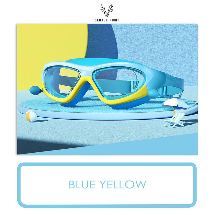 Gambar Gentle Fawn Kacamata Renang Anak & Remaja / Swimming Anti Fog 5021 - BLUE YELLOW dari Gray Pink undefined Tokopedia