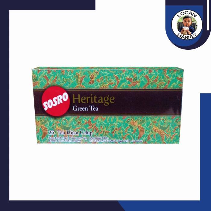 Gambar Sosro Heritage Teh Celup Black Green Jasmine Tea Box - Green Tea dari Logan Market undefined Tokopedia