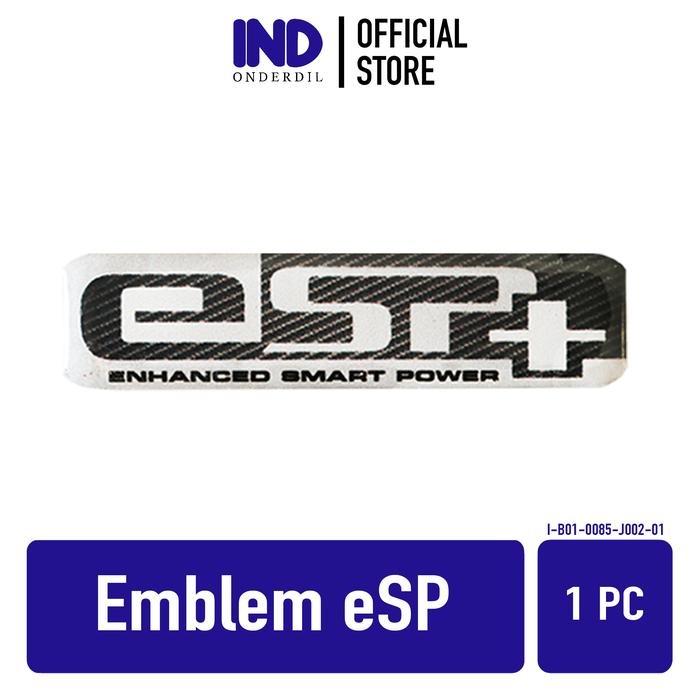 Gambar Emblem 3D eSP Esp+ Stiker Sticker Timbul Thailand Chrome Biru Kuning - eSP+ Hitam CBN dari IND Onderdil undefined Tokopedia