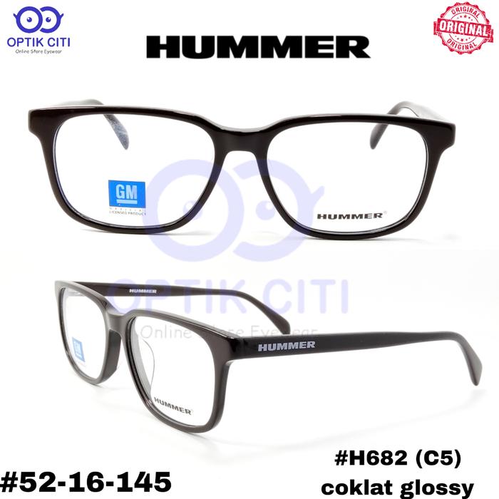 Jual Frame Kacamata Pria Original Hummer H 682 Kotak Ringan
