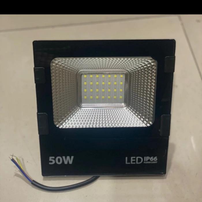 Gambar lampu sorot tembak 50w 50 watt led sorot outdoor 50watt - PSA 50W PUTIH dari Deltaled undefined Tokopedia