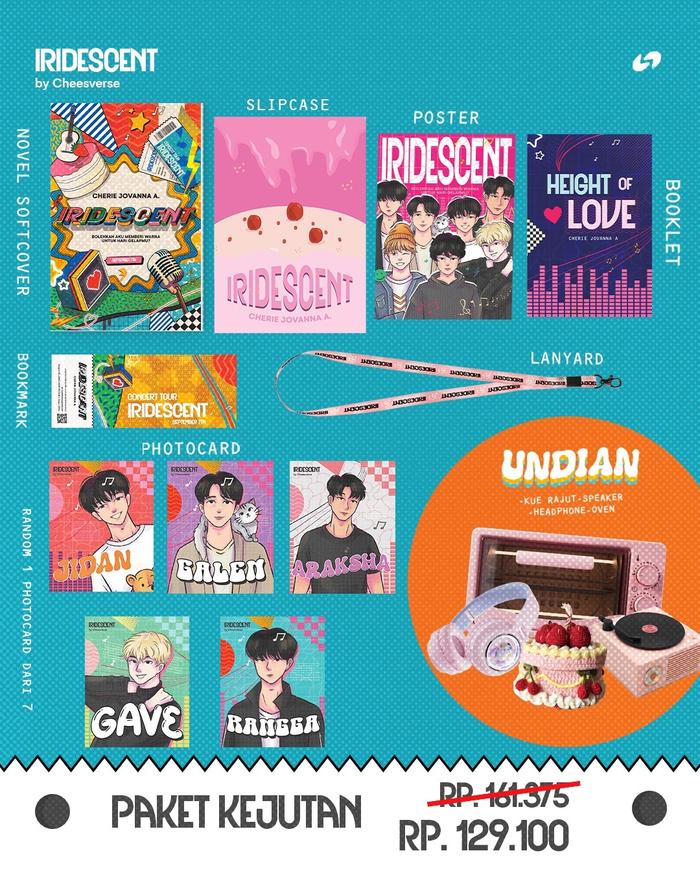 Gambar PRE ORDER - IRIDESCENT - CHERIE JOVANNA A. - AKAD X SKUAD - BUMIFIKSI - KEJUTAN dari bumifiksipadang undefined Tokopedia