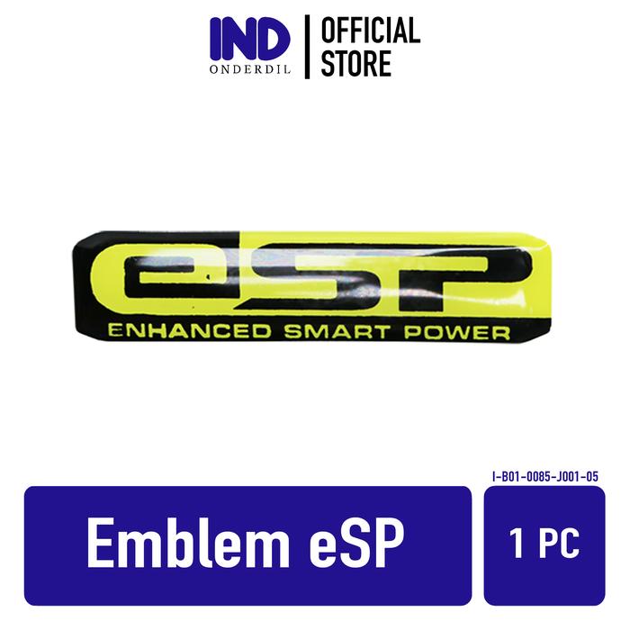 Gambar Emblem 3D eSP Esp+ Stiker Sticker Timbul Thailand Chrome Biru Kuning - eSP Kuning dari IND Onderdil undefined Tokopedia
