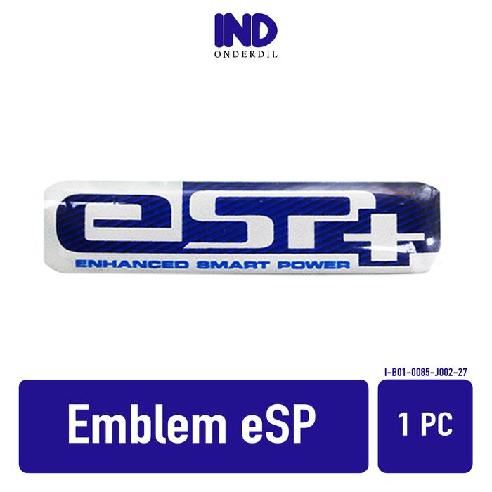 Gambar Emblem 3D eSP Esp+ Stiker Sticker Timbul Thailand Chrome Biru Kuning - eSP+ Putih Biru dari IND Onderdil undefined Tokopedia