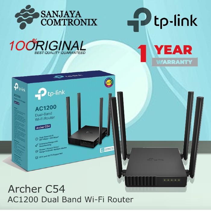 Gambar TP-LINK Archer C54 AC1200 Dual Band Wi-Fi Router - C54 dari SANJAYA COMTRONIX undefined Tokopedia