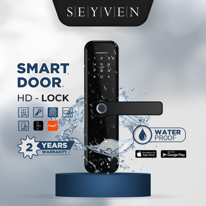 Gambar SEYVEN SMART DOOR LOCK WATERPROOF DOOR LOCK WITH APP -HD-SEYVEN - HD TUYA dari SEYVEN TANGERANG undefined Tokopedia