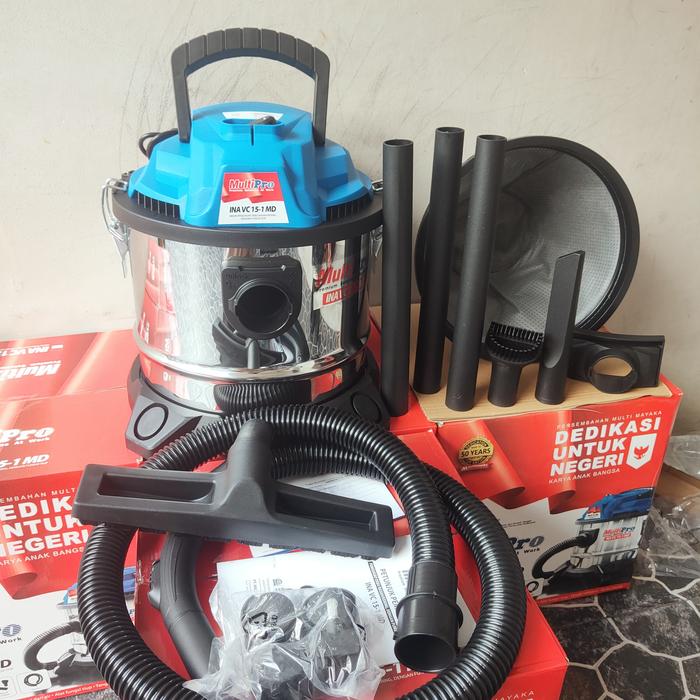 Gambar Vacuum cleaner MULTIPRO INA VC1501K YS 15 liter Vakum sedot debu tiup dari Bangun Perkakas Teknik undefined Tokopedia