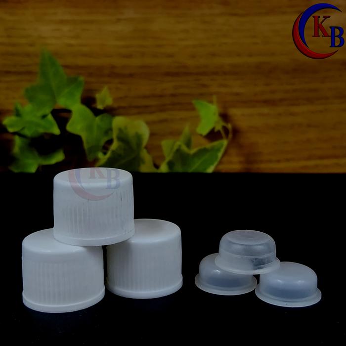 Gambar TUTUP BOTOL NECK 24/410 ULIR PLASTIK / UNTUK BOTOL NECK 24 - ULIR PUTIH dari putra packaging undefined Tokopedia