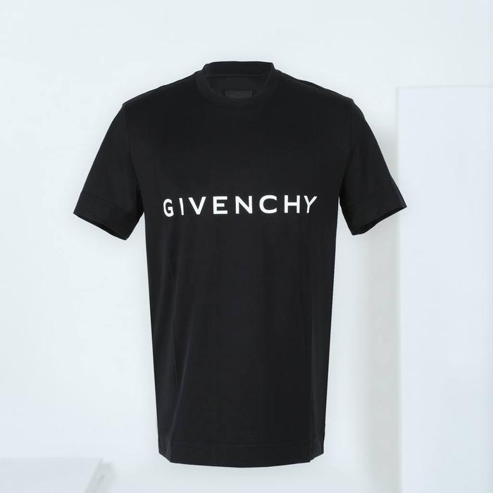Jual GIVENCHY TSHIRT ARCHETYPE SLIM FIT IN BLACK LOGO WHITE