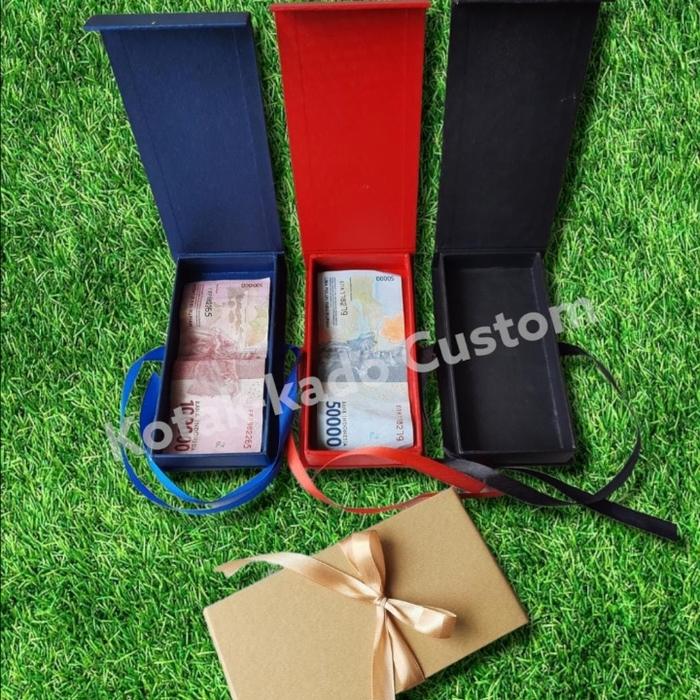 Gambar kotak uang/box uang - biru navy dari kotak-kado custom undefined Tokopedia