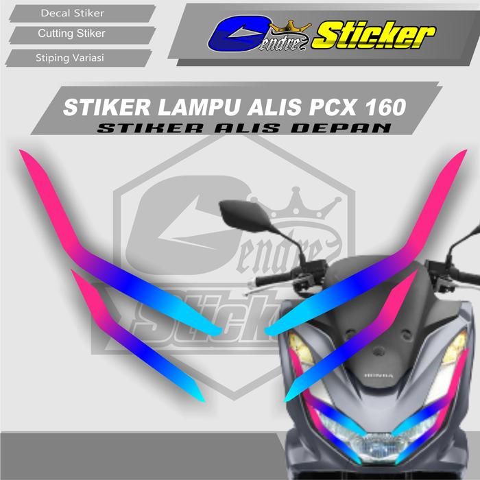 Gambar STIKER LAMPU ALIS PCX 160 RGB - ALIS DEPAN SAJA dari pns stripingdecal undefined Tokopedia