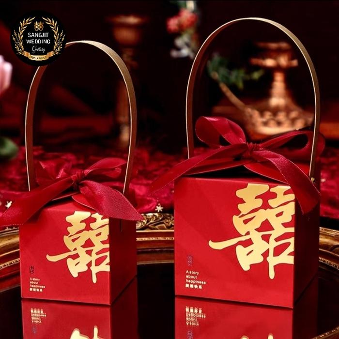 Gambar CANDY BOX, KOTAK PERMEN, GOODIE BAGS, SANGJIT, HAMPERS 1627 - Merah dari SANGJIT WEDDING GALLERY undefined 5 Tokopedia