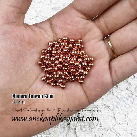 Gambar MUTIARA TAIWAN KILAT 4 MM (10 GRAM) - OTAK UDANG dari Aneka Aplikasi Jahit undefined Tokopedia