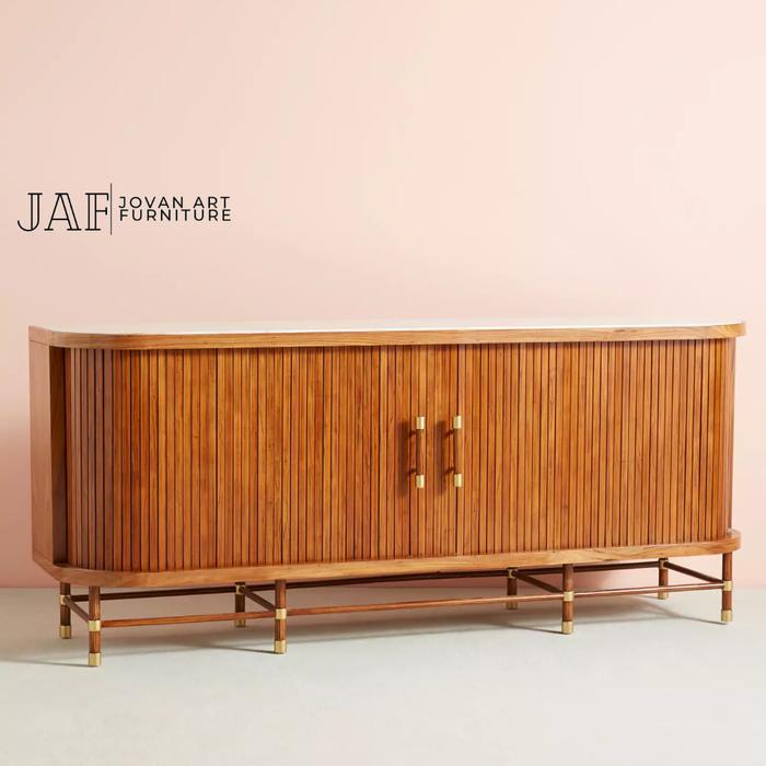 Gambar Buffet Minimalis Buffet Laci Top Table Marmer - Jovan Art Furniture dari Jovan Art Furniture undefined Tokopedia